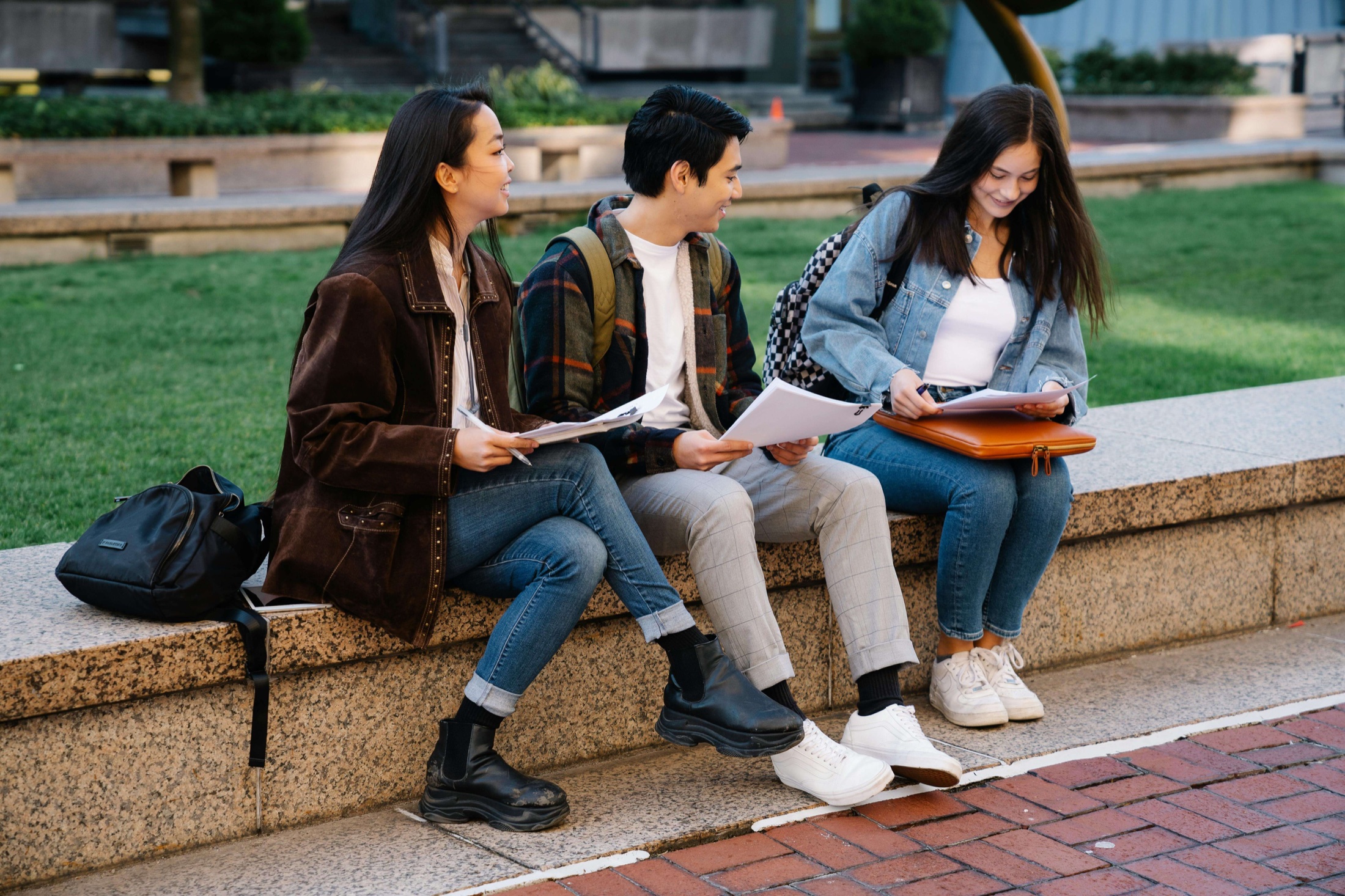 Students preparing for college